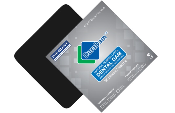 Латексные листы Dura Dam без запаха черный (М) Латексные листы Dura Dam без запаха черный (М)